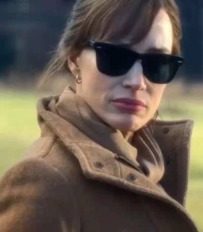 Jessica Chastain The Savant S01 Brown Coat