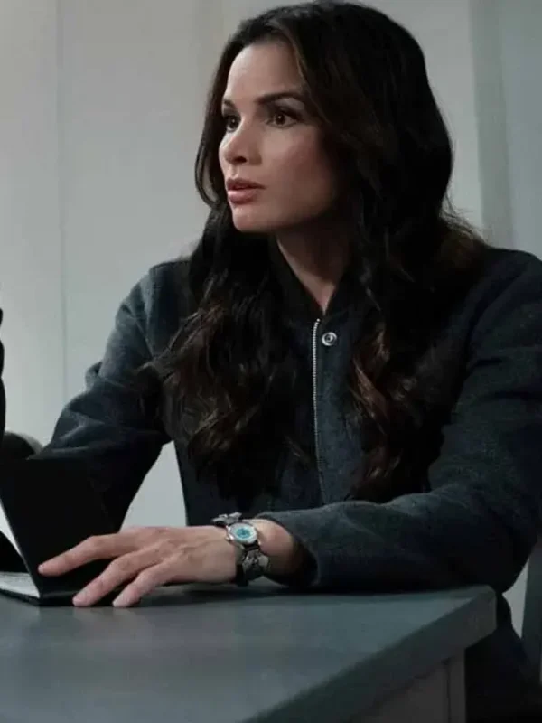 NCIS S23 Jessica Knight Grey Wool Jacket