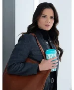 NCIS S23 Jessica Knight Grey Wool Jacket