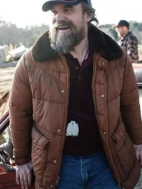 Jim Hopper Stranger Things S05 Puffer Jacket