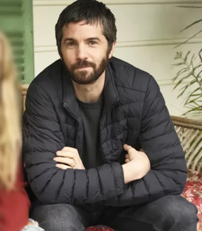 Jim Sturgess Mix Tape S01 Black Puffer Jacket