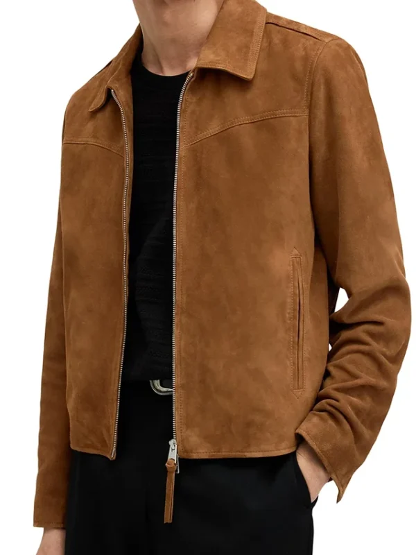 Jimmi Simpson Black Mirror S07 Suede Leather Jacket
