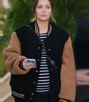 Jo Wilson Grey’s Anatomy S21 Sherpa Varsity Jacket