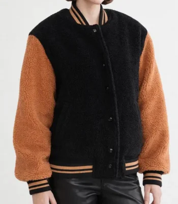 Jo Wilson Grey’s Anatomy S21 Sherpa Varsity Jacket