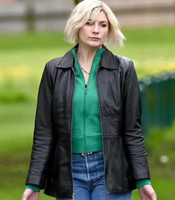Jodie Whittaker Toxic Town Black Jacket
