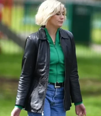 Jodie Whittaker Toxic Town Black Jacket