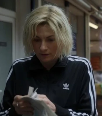 Jodie Whittaker Toxic Town Black Tracksuit