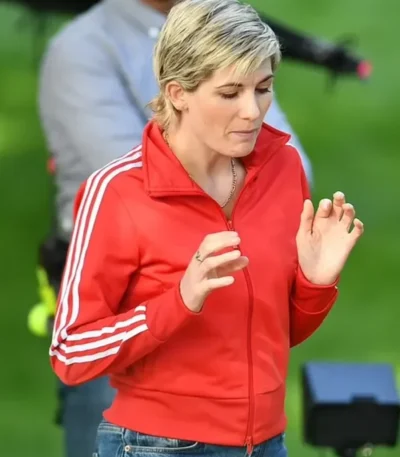 Jodie Whittaker Toxic Town S01 Red Jacket