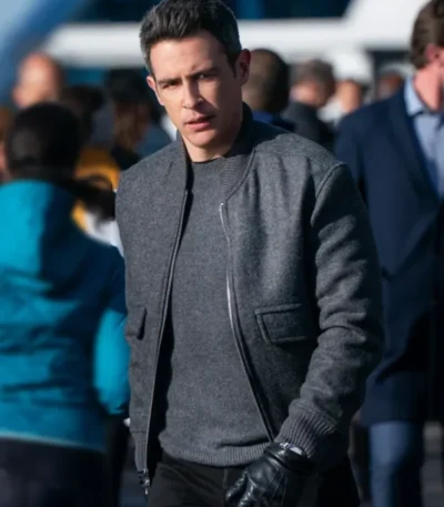 John Boyd FBI S07 Grey Bomber Jacket
