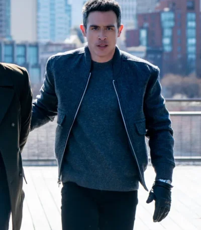 John Boyd FBI S07 Grey Bomber Jacket