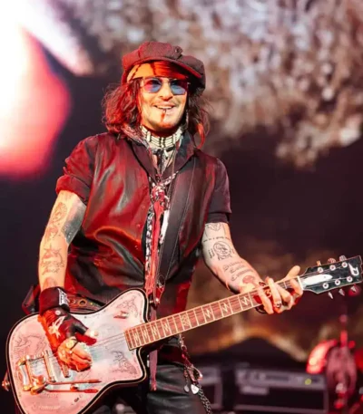 Johnny Depp Scarborough Theatre Black Vest