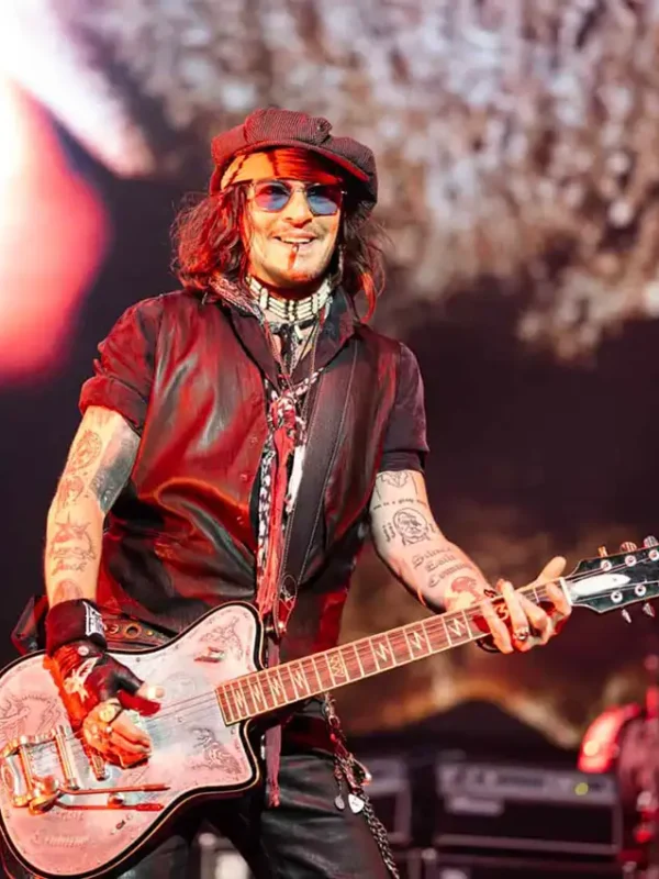 Johnny Depp Scarborough Theatre Black Vest