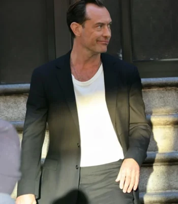 Jude Law Black Rabbit Black Blazer