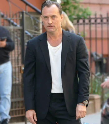 Jude Law Black Rabbit Black Blazer