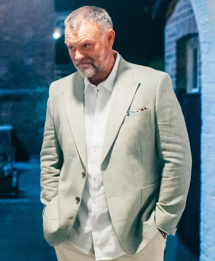 Julian Lewis Jones The Guest S01 Green Blazer Julian Lewis Jones The Guest S01 Green Blazer