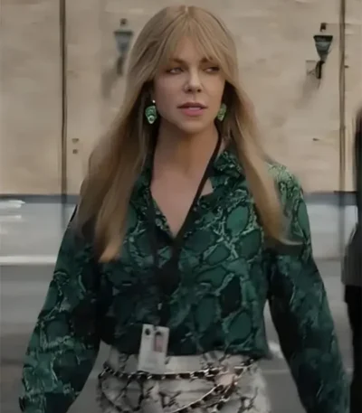Kaitlin Olson High Potential Green Snake Shirt