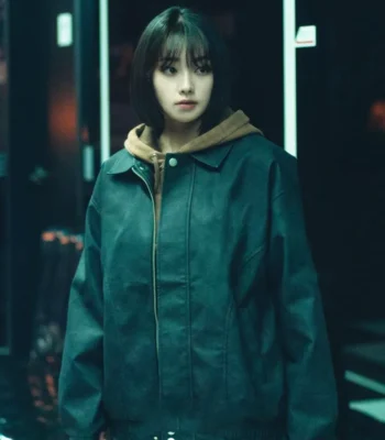 Kang Mi-na Twelve S01 Black Cotton Jacket