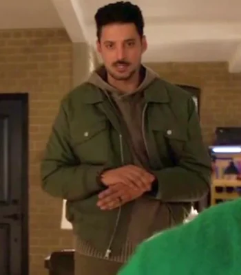 Karan Oberoi Found S02 Green Bomber Jacket