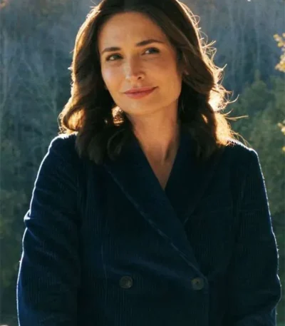Karolina Wydra Pluribus Blue Corduroy Blazer