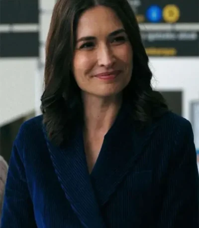 Karolina Wydra Pluribus Blue Corduroy Blazer
