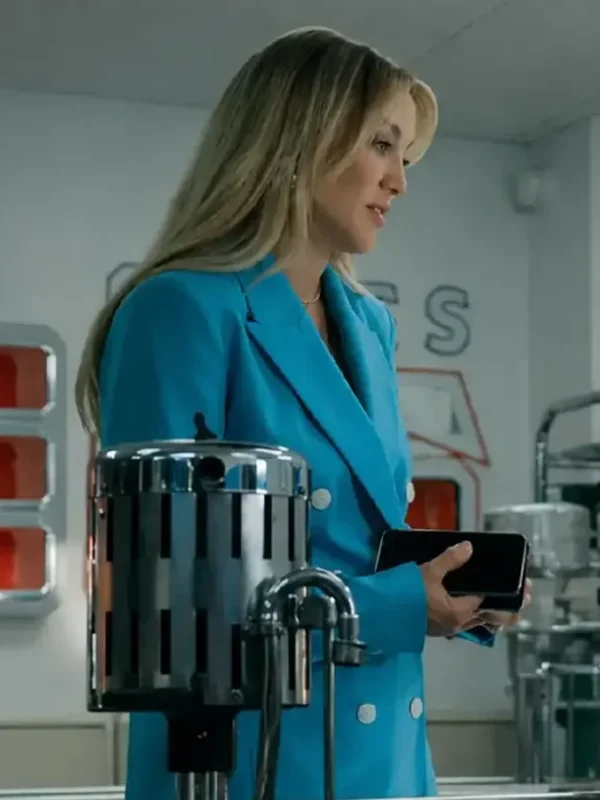 Running Point S02 Kate Hudson Blue Suit