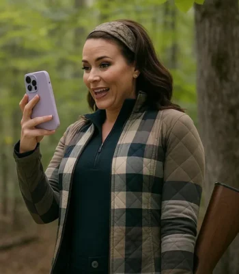 Katie Lowes The Hunting Wives S01 Quilted Jacket