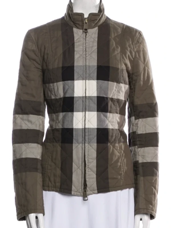 Katie Lowes The Hunting Wives S01 Quilted Jacket