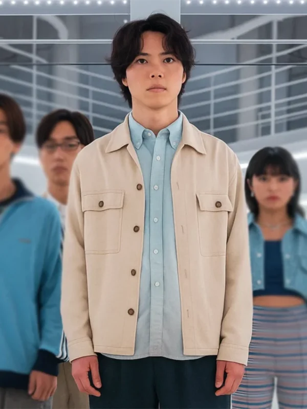 Kento Yamazaki Alice in Borderland S03 Beige Jacket