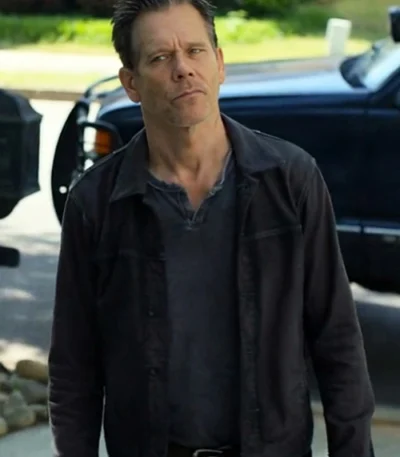 Kevin Bacon The Bondsman Black Denim Jacket