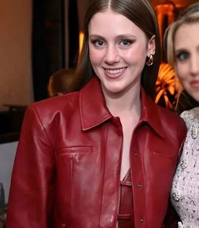 Khiyla Aynne Happy Face S01 Red Jacket