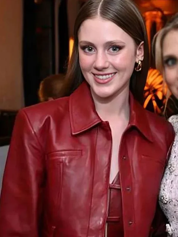 Khiyla Aynne Happy Face S01 Red Jacket