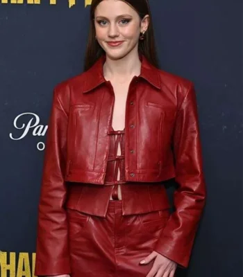 Khiyla Aynne Happy Face S01 Red Jacket