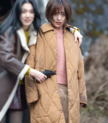 Kim Bo-ra Queen Mantis S01 Quilted Coat