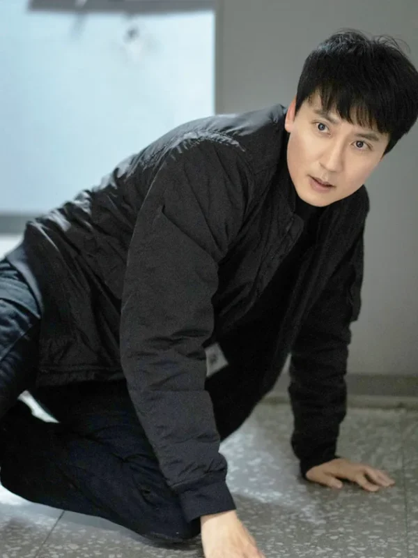 Kim Nam-gil Trigger S01 Black Bomber Jacket