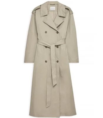 Kim Tae-hee Butterfly S01 Beige Trench Coat