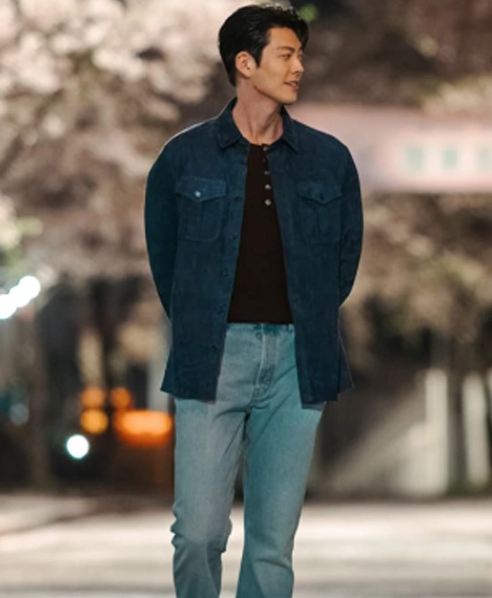Kim Woo-bin Genie, Make a Wish S01 Blue Jacket Kim Woo-bin Genie, Make a Wish S01 Blue Jacket