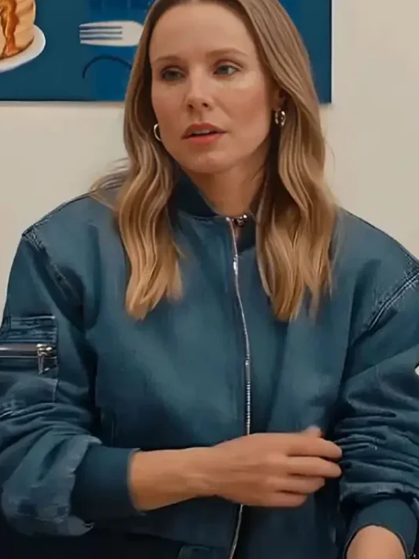 Kristen Bell Nobody Wants This S02 Blue Denim Jacket