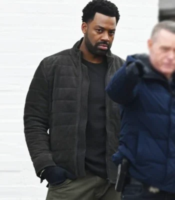 LaRoyce Hawkins Chicago PD S12 Black Puffer Jacket