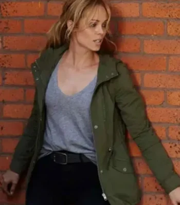 Laura Vandervoort Bitten Green Jacket