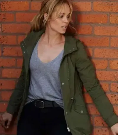 Laura Vandervoort Bitten Green Jacket