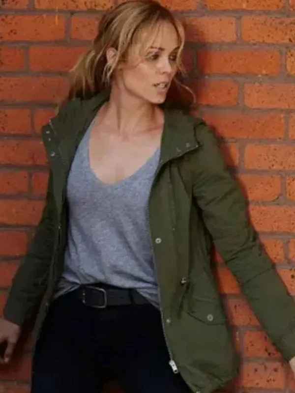 Laura Vandervoort Bitten Green Jacket