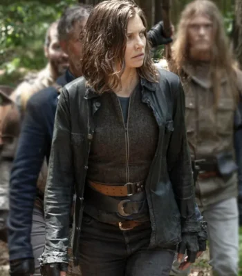 Lauren Cohan The Walking Dead Dead City S02 Black Jacket