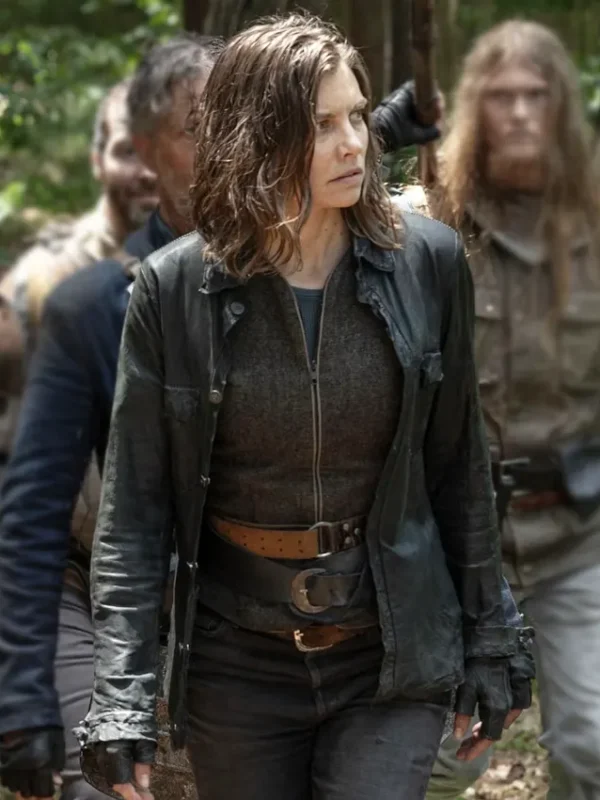 Lauren Cohan The Walking Dead Dead City S02 Black Jacket