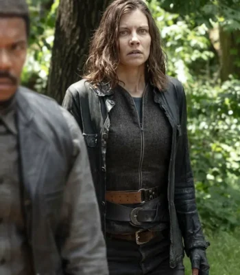 Lauren Cohan The Walking Dead Dead City S02 Black Jacket