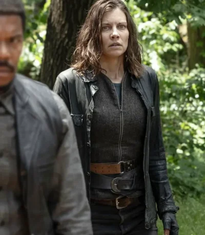 Lauren Cohan The Walking Dead Dead City S02 Black Jacket