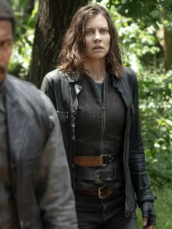 Lauren Cohan The Walking Dead Dead City S02 Black Jacket