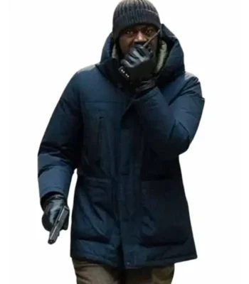 Law and Order David Ajala Puffer Hooded Jacket