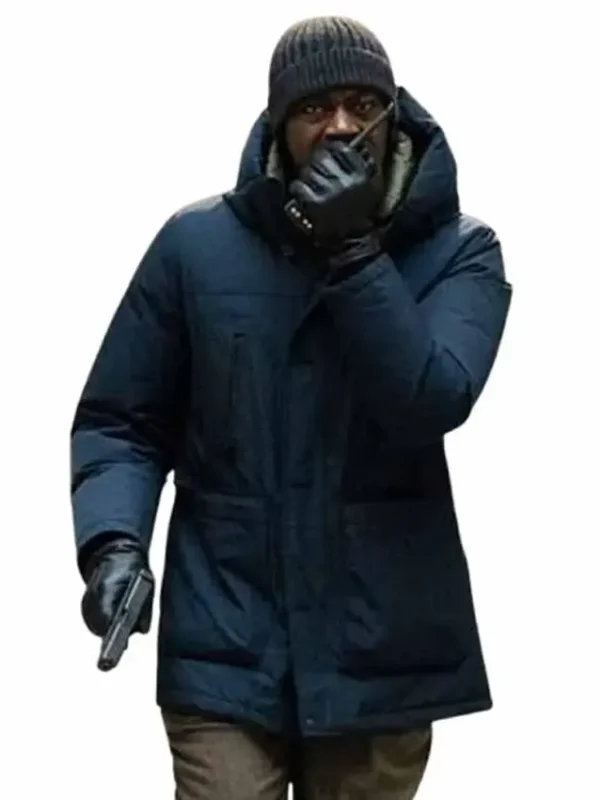 Law and Order David Ajala Puffer Hooded Jacket