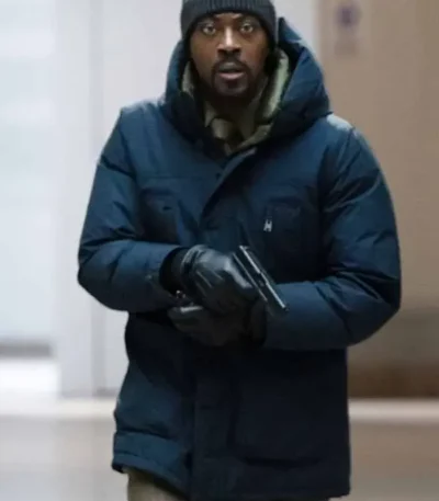 Law and Order David Ajala Puffer Hooded Jacket