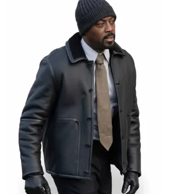 Law and Order S25 Detective Theo Walker Leather Jacket
